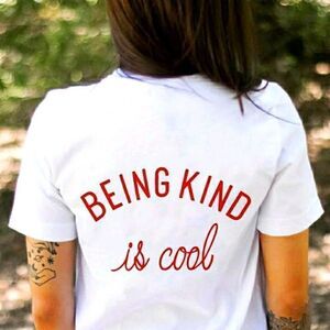 Being Kind Is Cool ♡ Soft Graphic Tee Shirt